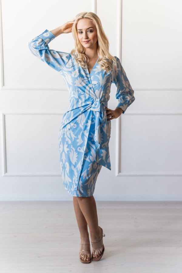 New York overlapping dress