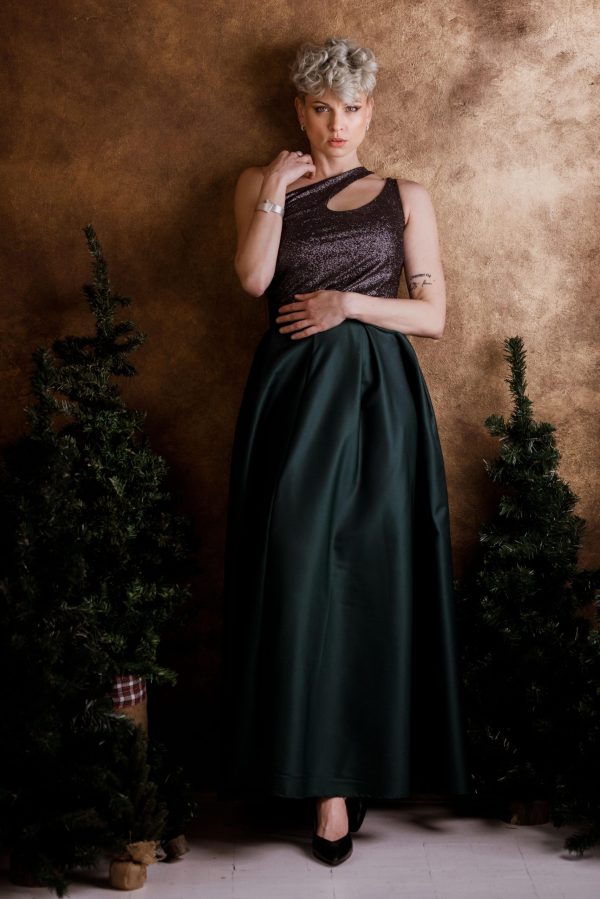 Szatén maxi szoknya