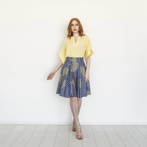 Bubble elegant skirt dotted