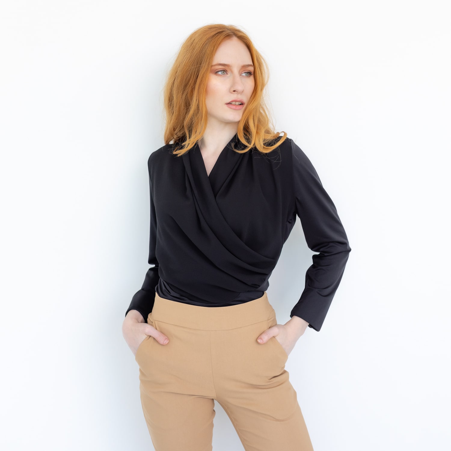 Athena V-neck blouse