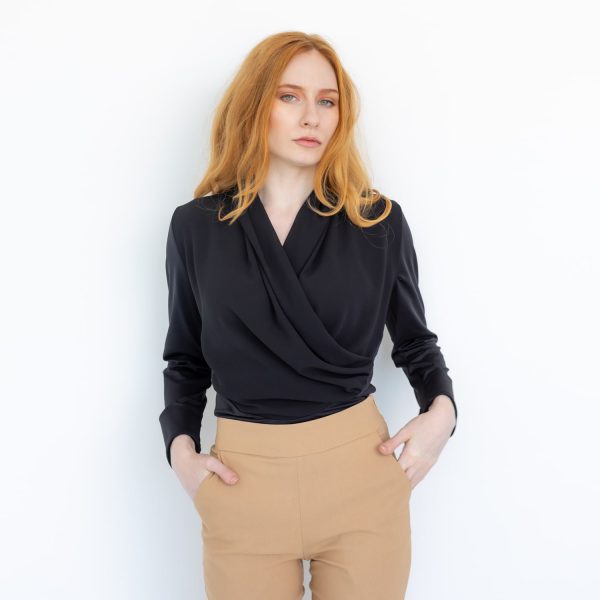 Athena V-neck blouse