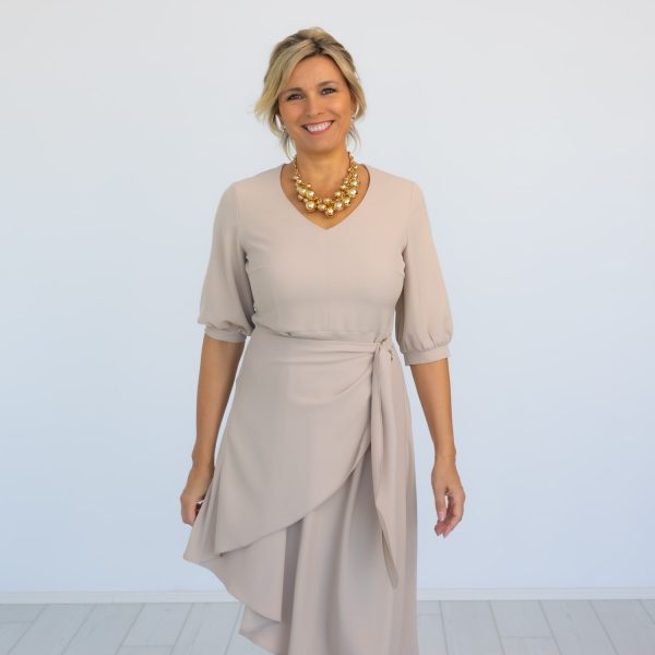 Zenda elegant midi dress