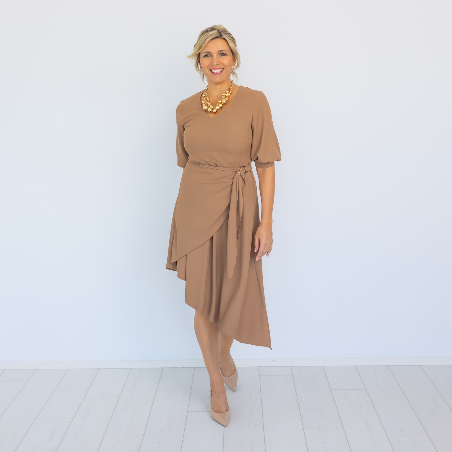Zenda elegant midi dress