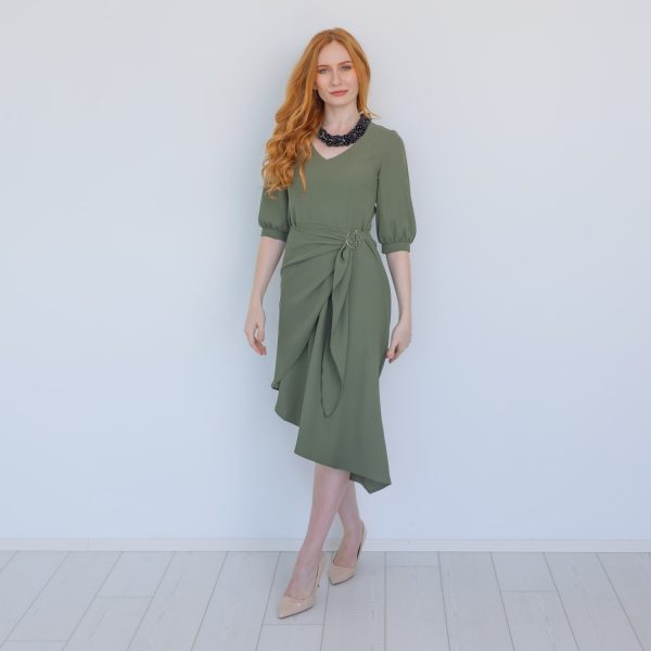 Zenda elegant midi dress